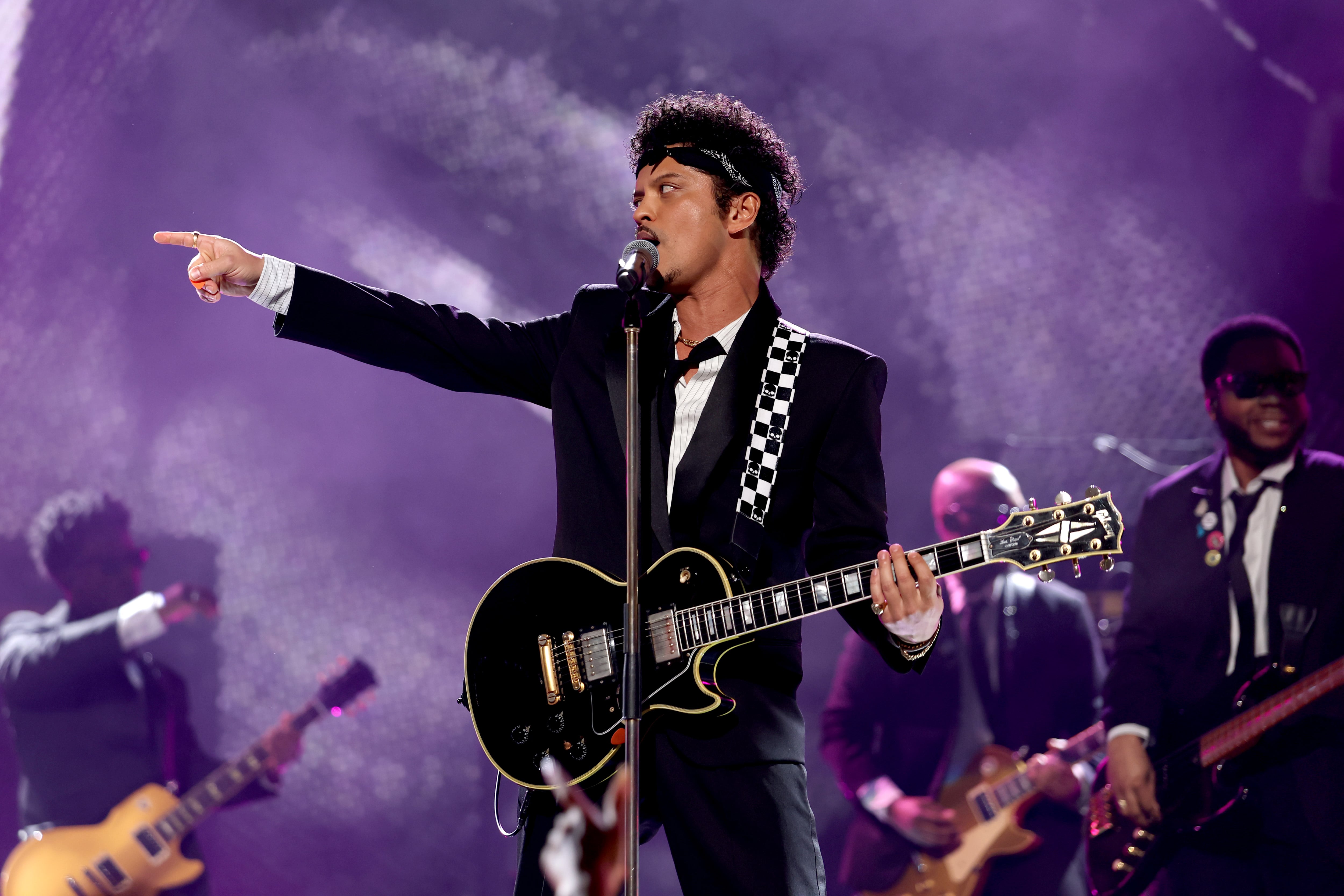 Bruno Mars, en los premios Grammy 2026