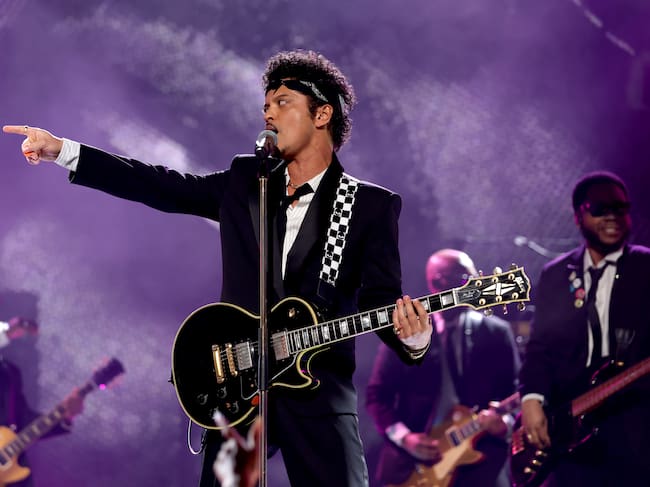 Bruno Mars, en los premios Grammy 2026