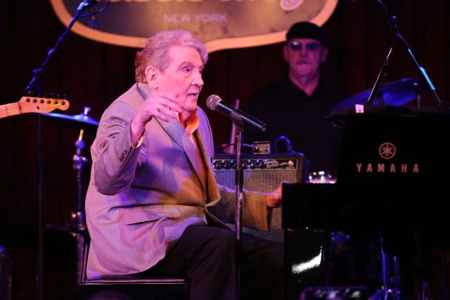 Jerry Lee Lewis en uno de sus últimos conciertos en Nueva York.