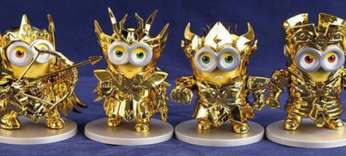 Los Minions al estilo "Caballeros del Zodíaco"