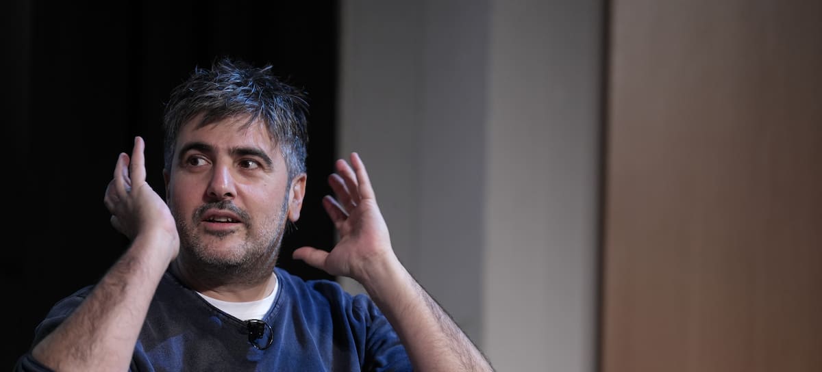 David Muñoz de Estopa, en la presentación de la campaña de navidad de Aena 2025.
