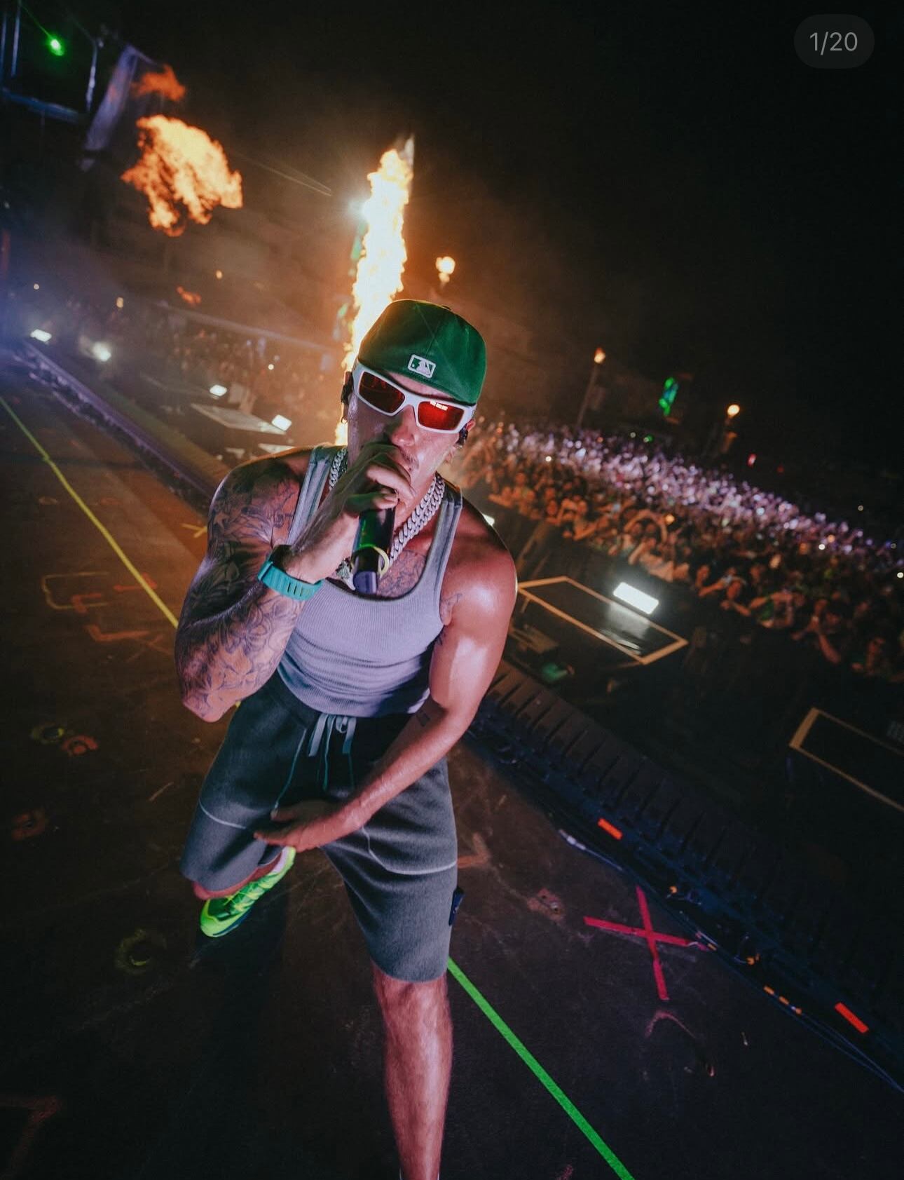 El artista colombiano Feid se estrena en Ushuaïa (Ibiza), uno de los escenarios más conocidos del verano en España