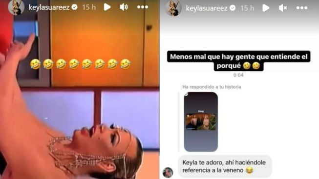 Storie de Keyla Suárez.