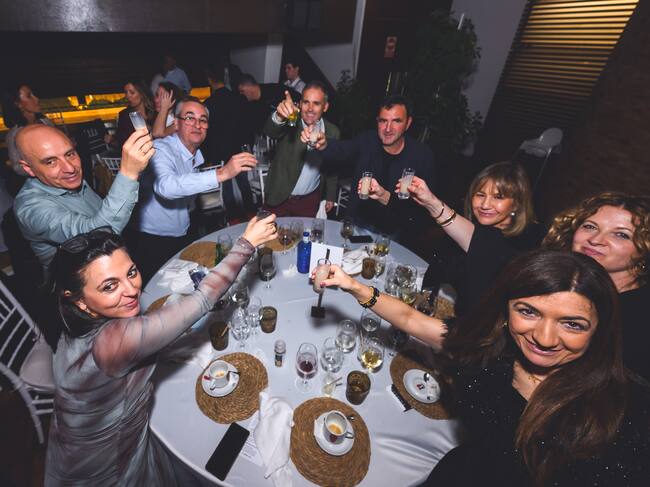 Asistentes a la cena del día de los Enamorados en Ciudad Real con LOS40 Classic.