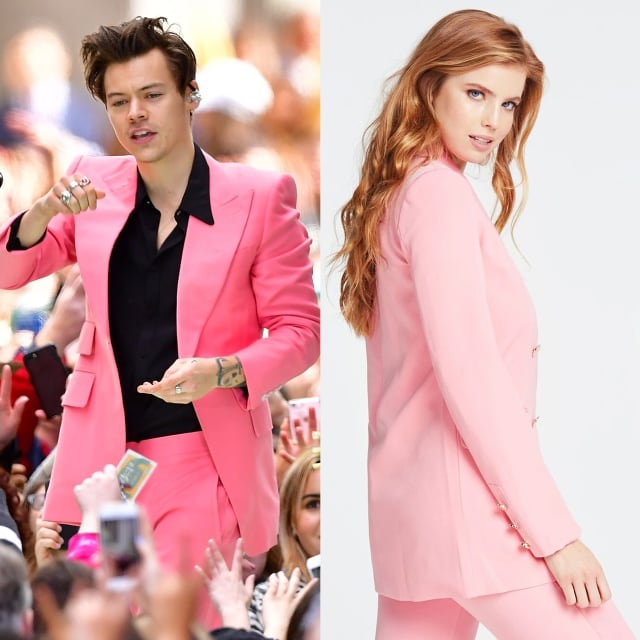 Harry Styles luce un traje rosa