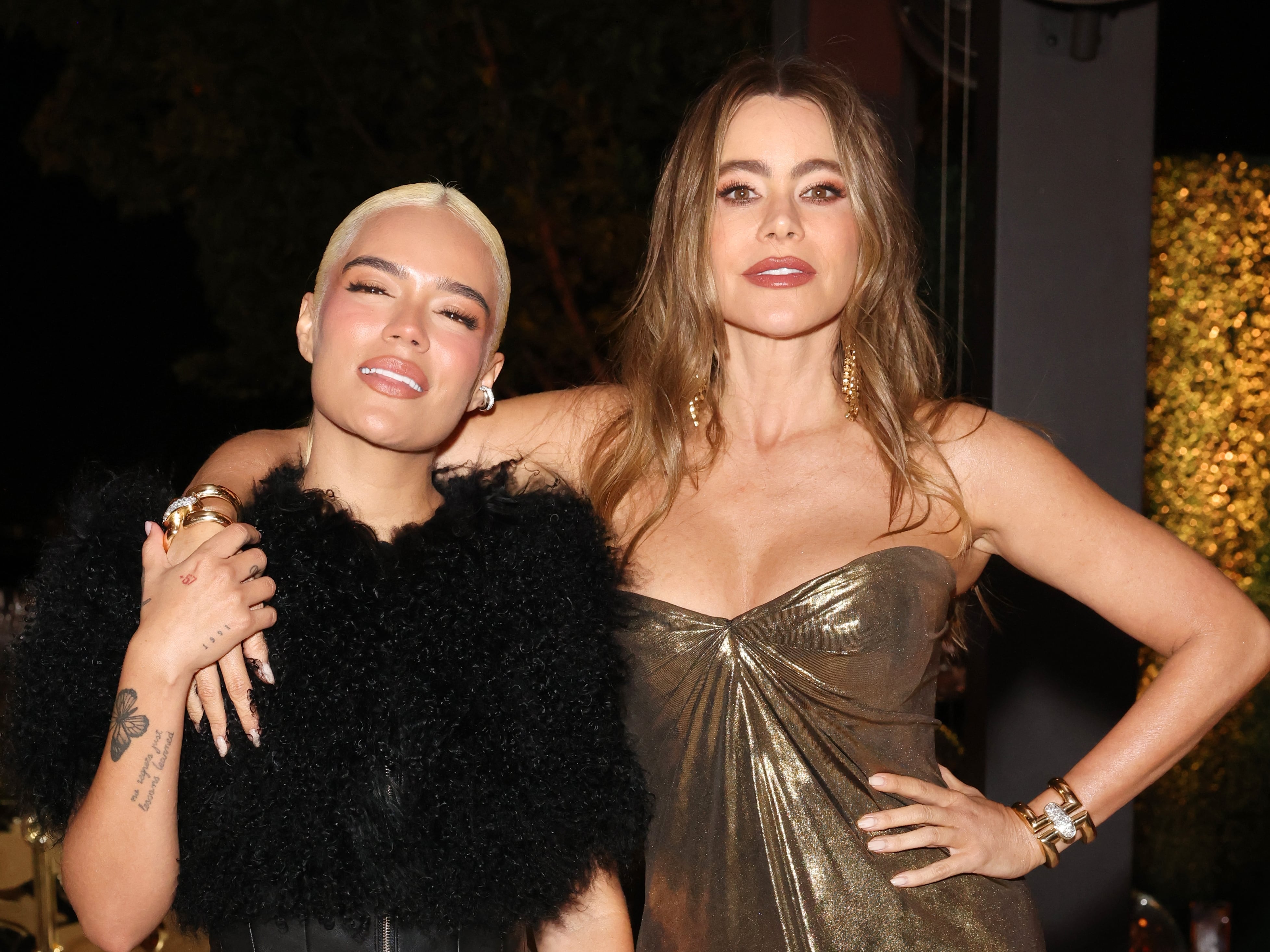 Karol G y Sofía Vergara en la premiere de &#039;Griselda&#039;