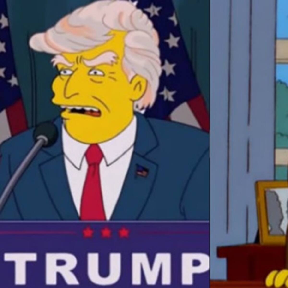Los Simpson predijeron hace 16 años que Donald Trump sería presidente
