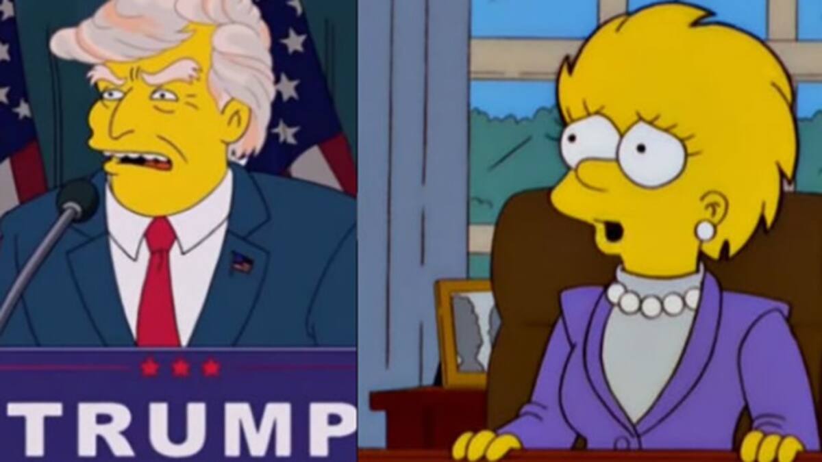 Los Simpson predijeron hace 16 años que Donald Trump sería presidente