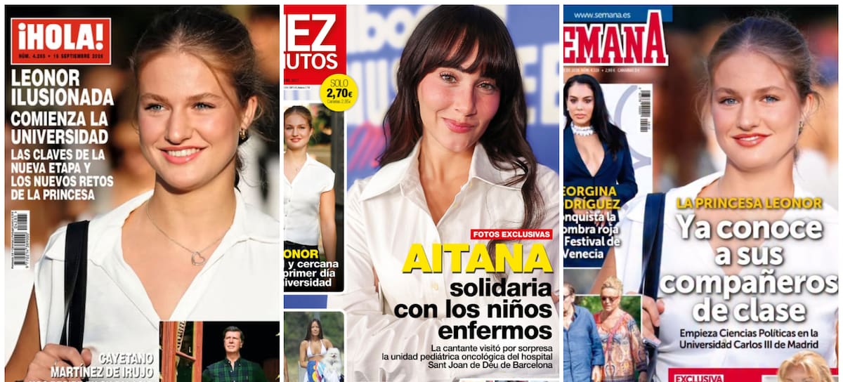 Las portadas de las revistas del corazón de hoy, 9 de septiembre (Instagram)
