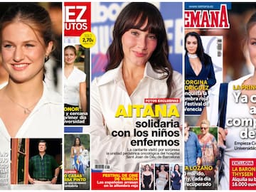 Las portadas de las revistas del corazón de hoy, miércoles 9 de septiembre: Leonor, Aitana, Mario Casas y Melyssa Pinto