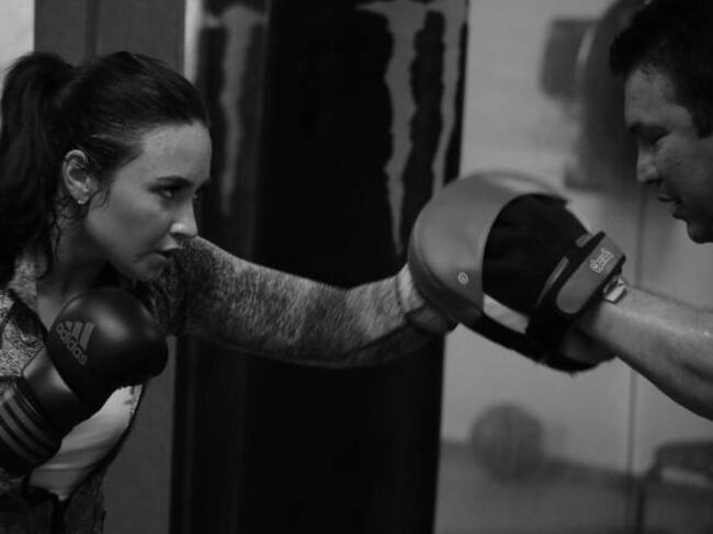 Demi Lovato se ha aficionado al boxeo.