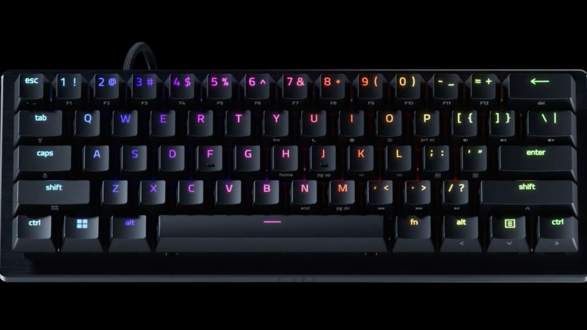 Razer encoge su artillería pesada y presenta el Huntsman V3 Pro Mini