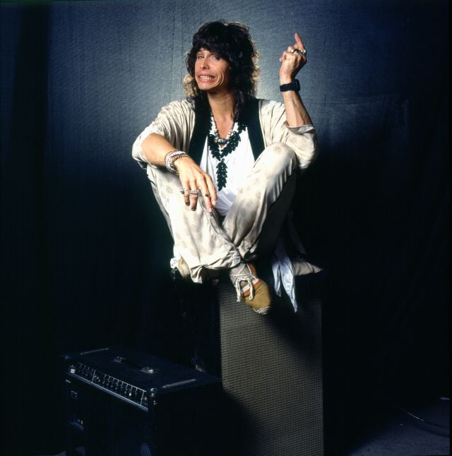 Retrato del líder de Aerosmith en Boston, Massachusetts, en 1985.