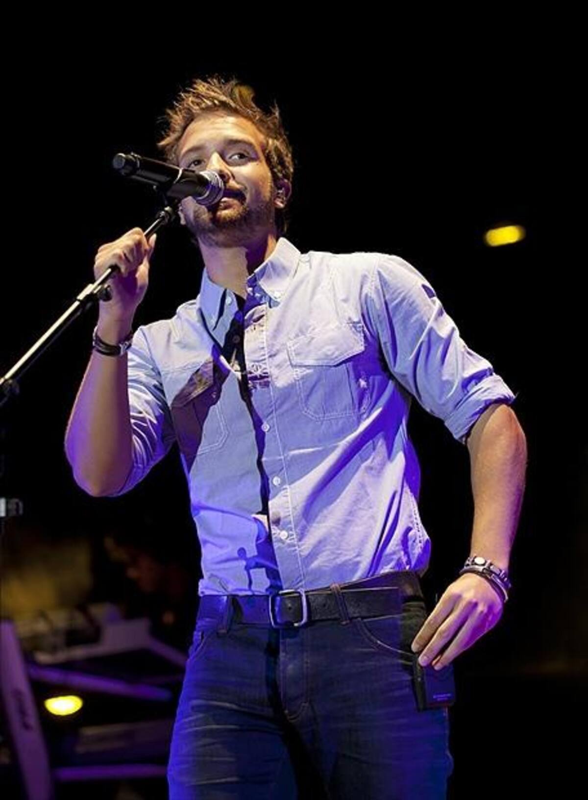Pablo Alborán, en directo en su gira de 2011