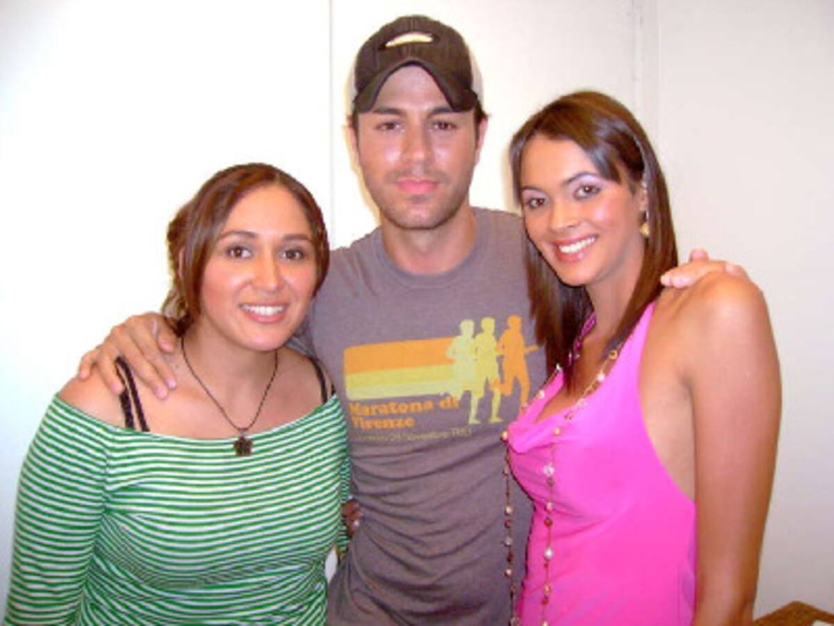 Vicky, Enrique Iglesias y Cristina