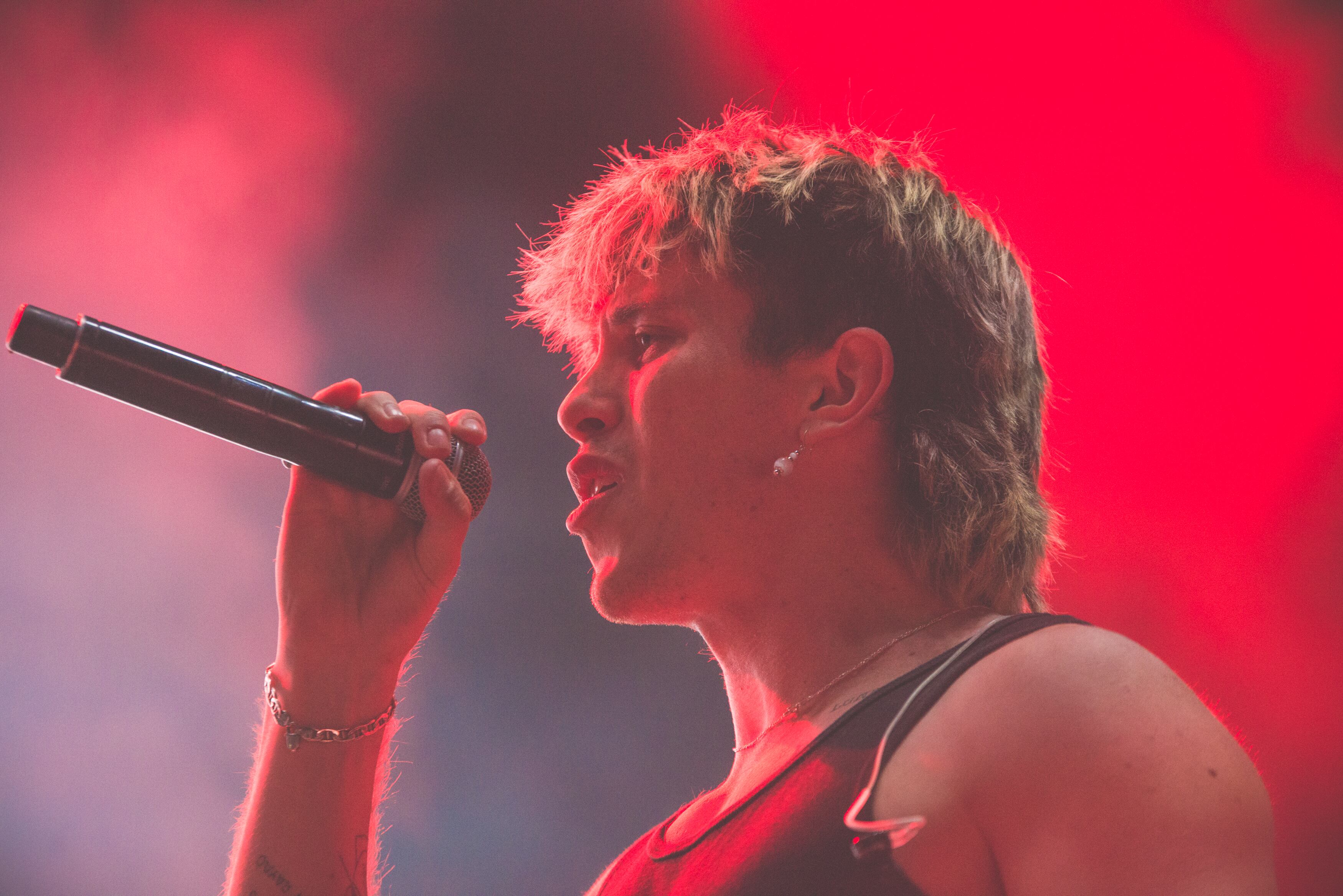 Walls se ganó más de un beso con 'A Mi Lao' por parte de los presentes. Fotógrafo: David Gamero