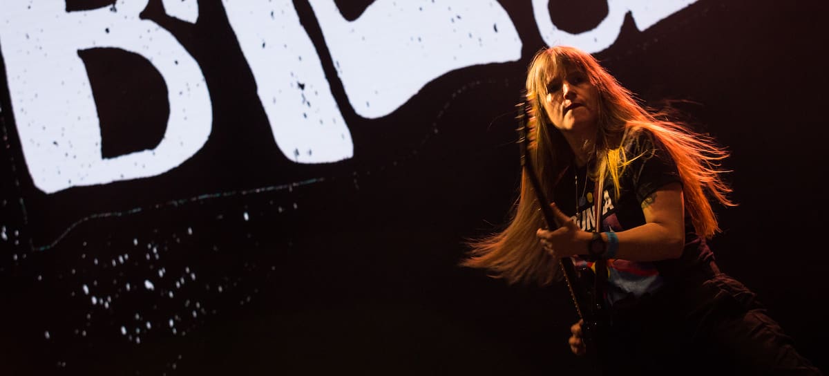 La cantante y guitarrista Anxela Baltar del grupo Bala.