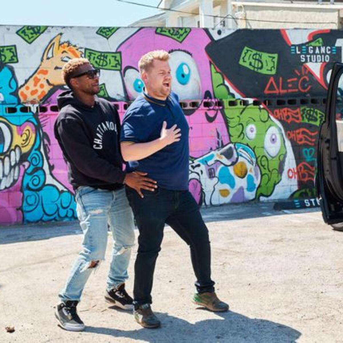 ¡Yeah! Llegó el turno de Usher de subirse al "Carpool Karaoke"
