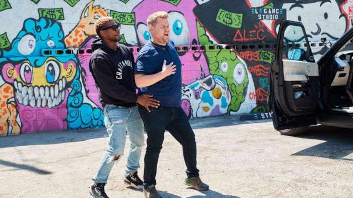 ¡Yeah! Llegó el turno de Usher de subirse al "Carpool Karaoke"