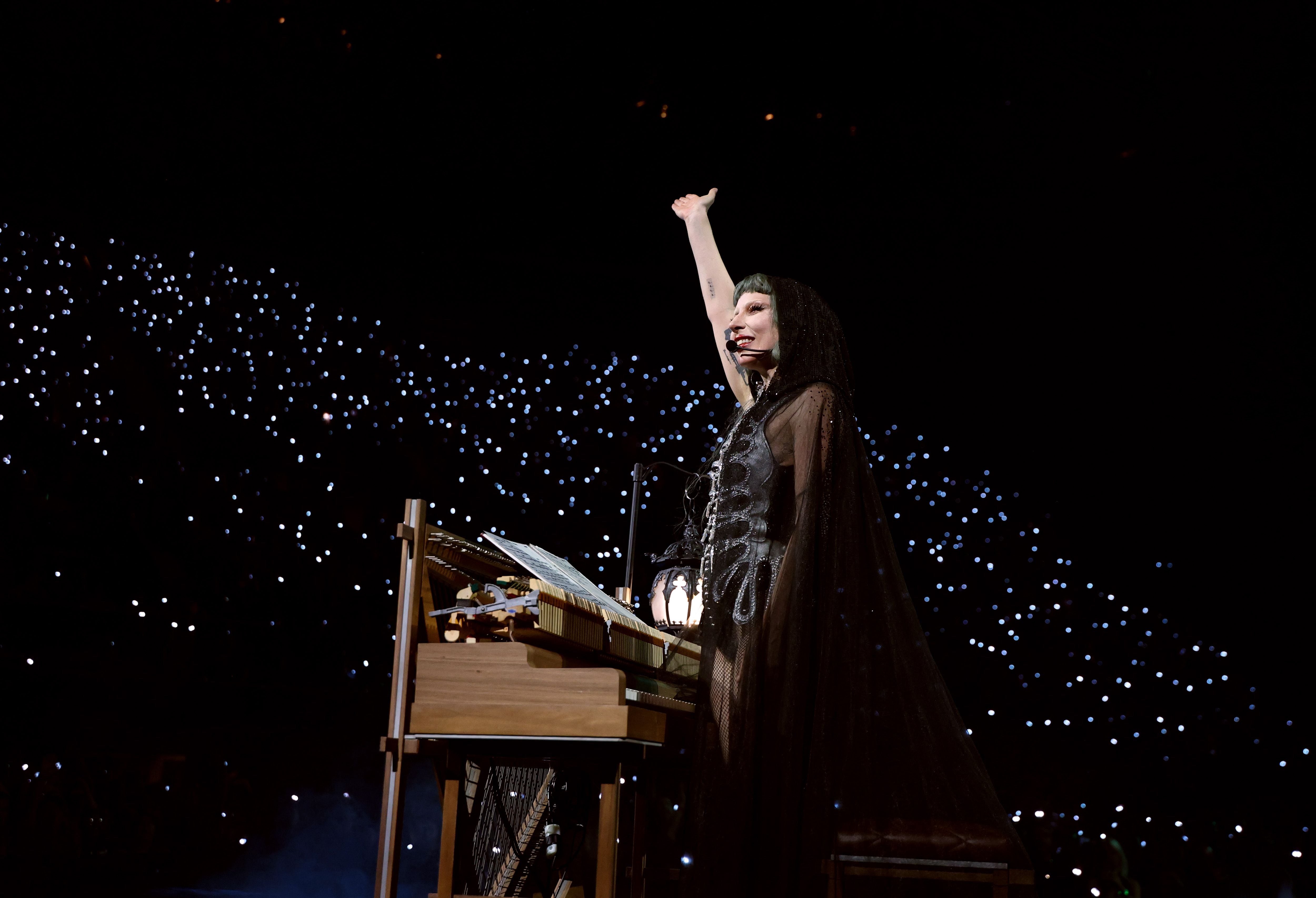 Lady Gaga en The Mayhem Ball el 18 de julio de 2025 en Inglewood, California. Kevin Mazur/Getty Images for Live Nation