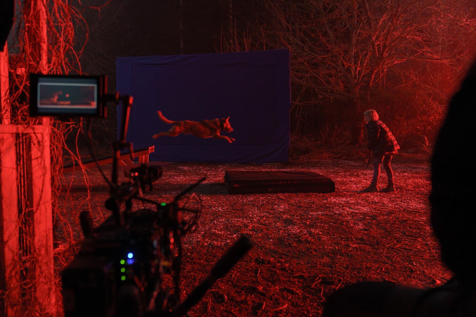 Una fotografía del rodaje de 'Posesión Infernal: En Llamas'. / Sony Pictures