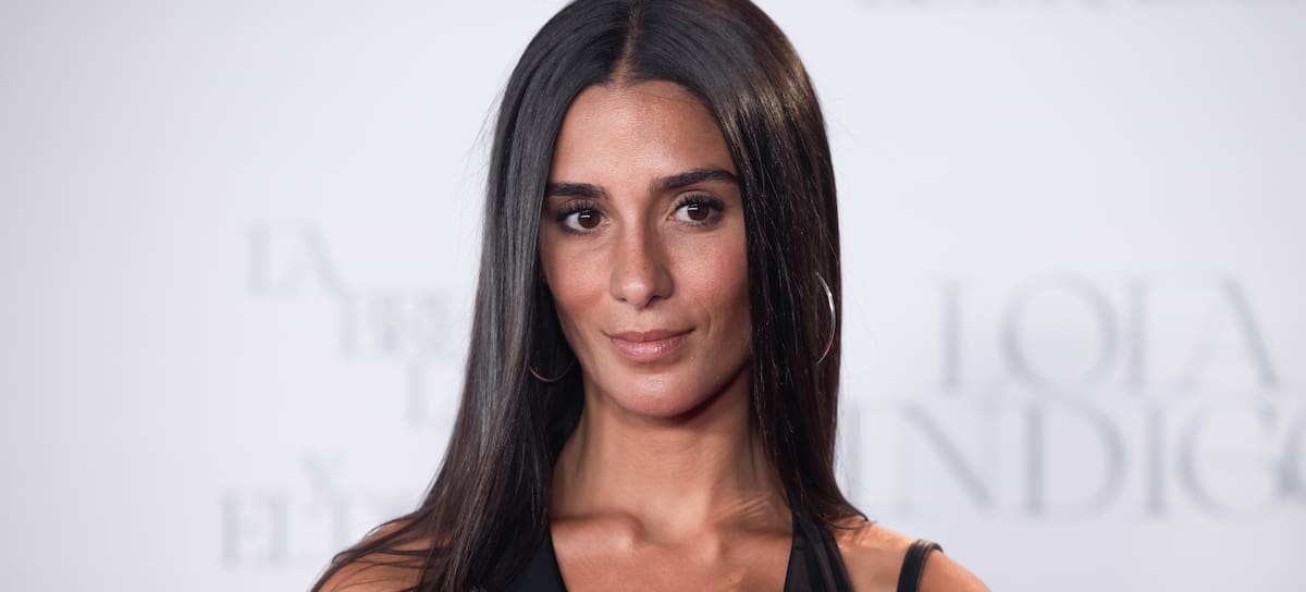 Claudia Martínez en el photocall del concierto de Lola índigo en el Riyadh Air Metropolitano. 14 de Junio de 2025, Madrid.
