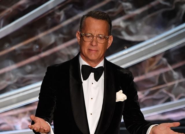 Tom Hanks durante la gala de los Oscars 2020