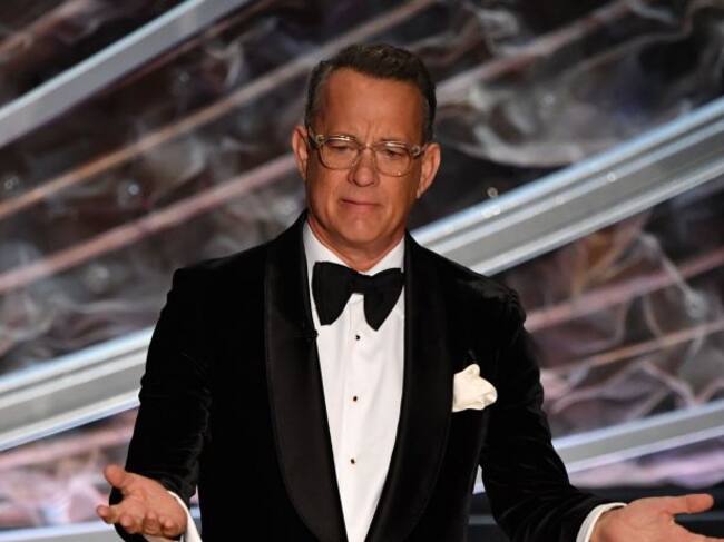 Tom Hanks durante la gala de los Oscars 2020