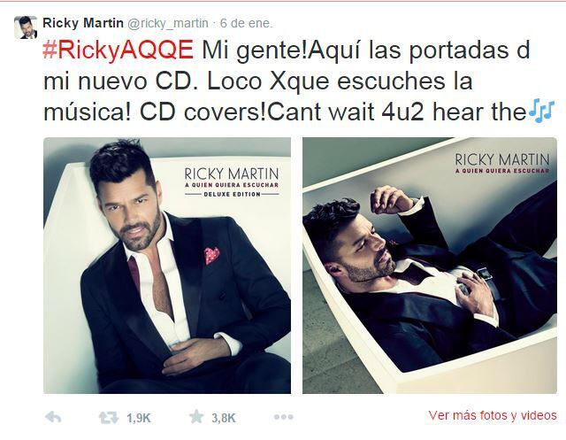 Foto: Twitter/Ricky_Martin