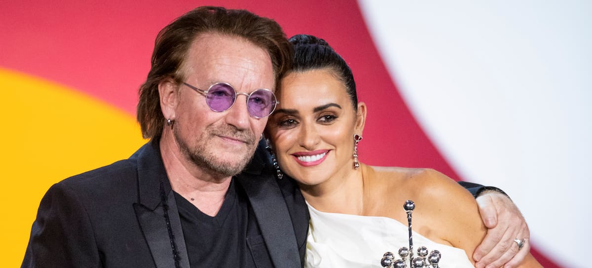 Penélope Cruz y Bono en San Sebastian en 2019