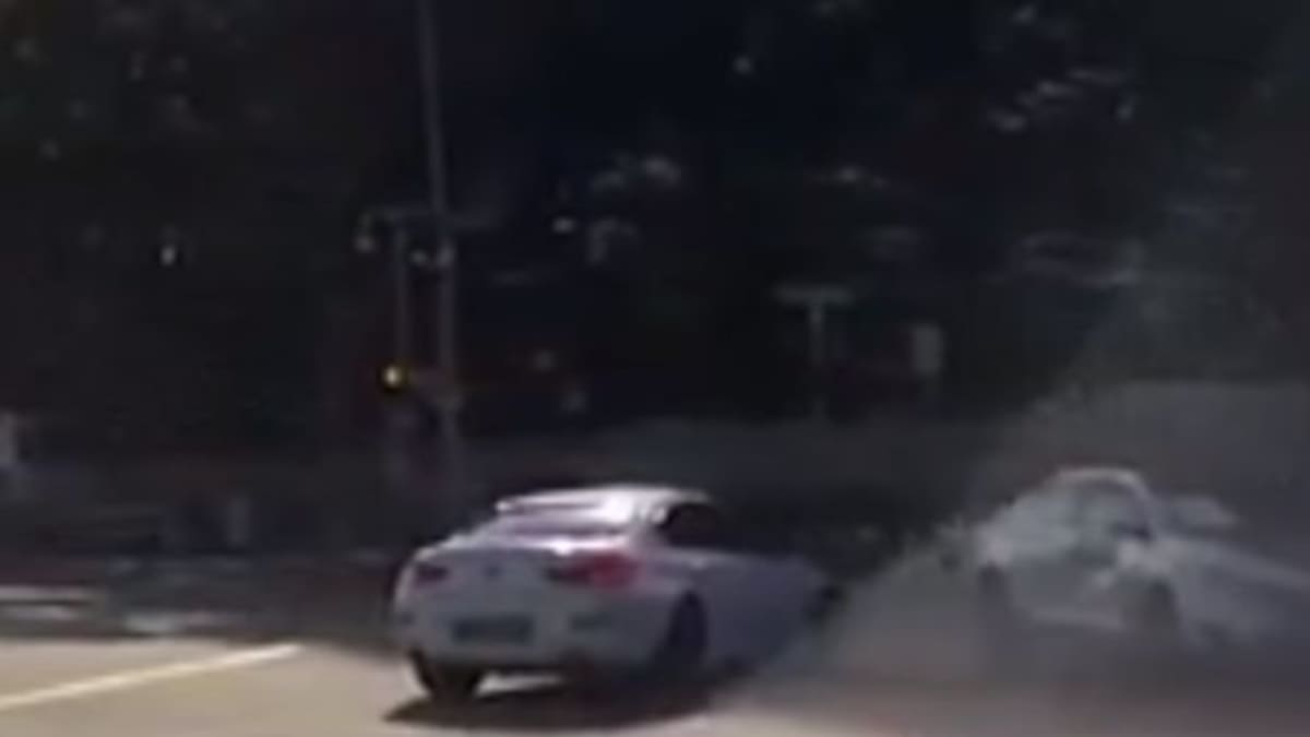 ¿Un auto fantasma provocó un accidente?