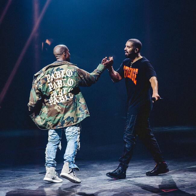 Kanye West y Drake discusión