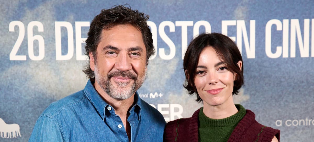 MADRID, ESPAÑA - 25 DE AGOSTO: Los actores Javier Bardem y Victoria Luengo asisten al fotociclo 'El Ser Querido' en el Espacio Movistar el 25 de agosto de 2026 en Madrid, España. (Foto de Carlos Álvarez/Getty Images)