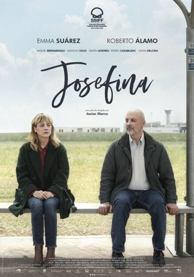 Emma Suárez y Roberto Álamo en el cartel promocional de 'Josefina'