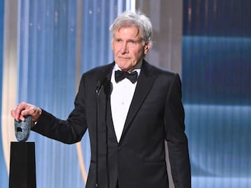 Harrison Ford se emociona y emociona con su discurso nostálgico y lleno de humor en los SAG Awards 2026
