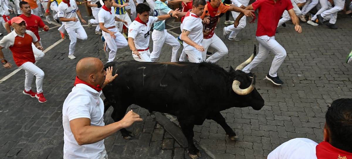 Encierro de San Fermín en Pamplona