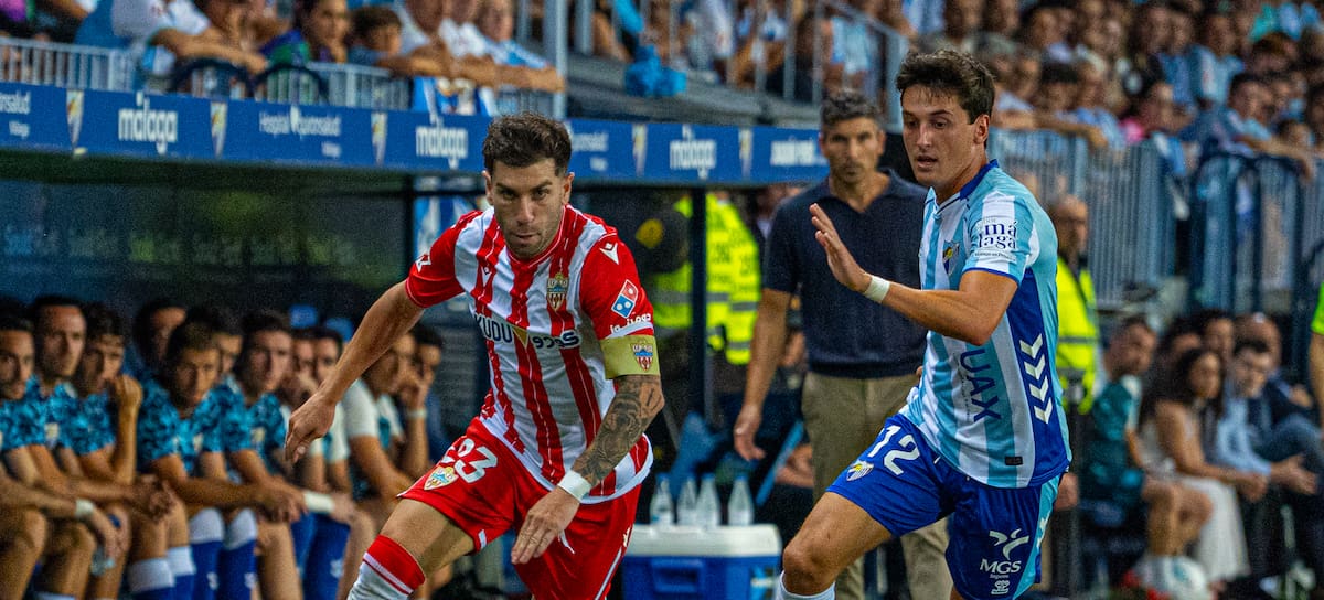 El partido entre el Málaga CF y UD Almería el 14 de junio