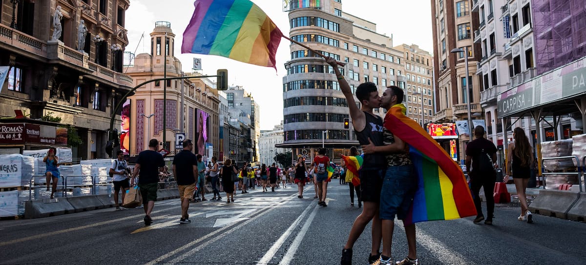 Imagenes del Orgullo LGTBIq+ en Madrid