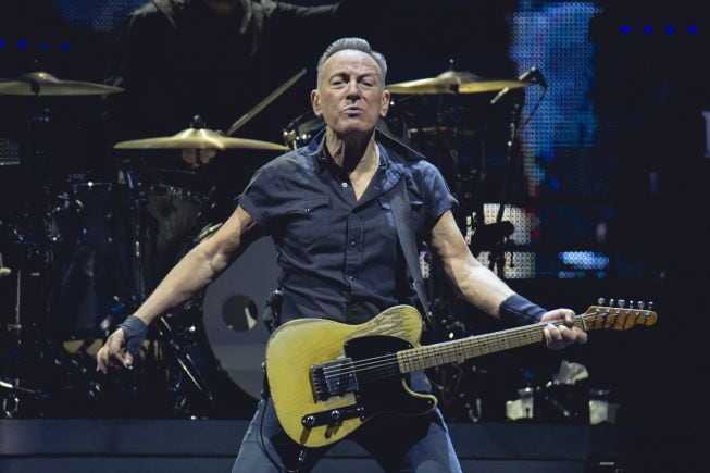 Bruce Springsteen durante su actuación en Barcelona el pasado 30 de abril. 