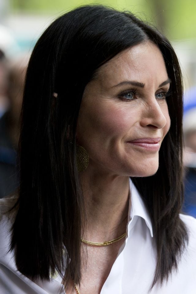 Courteney Cox no quiere renunciar a las líneas de expresión.