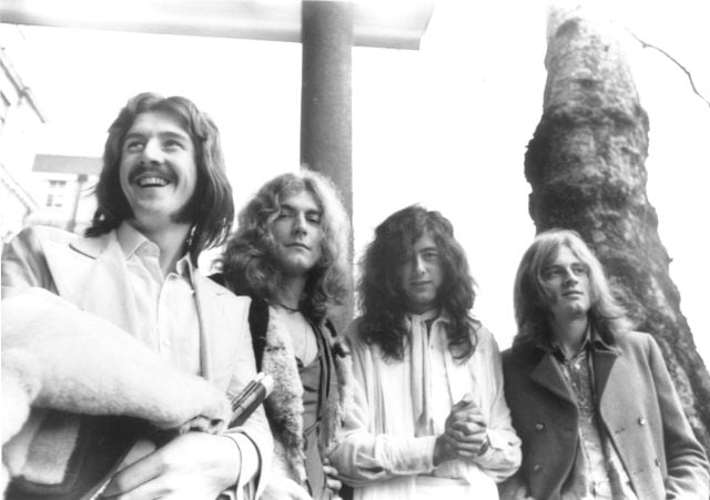 John Bonham, Robert Plant, Jimmy Page y John Paul Jones.