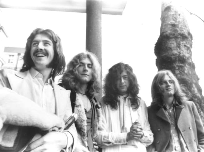 John Bonham, Robert Plant, Jimmy Page y John Paul Jones.