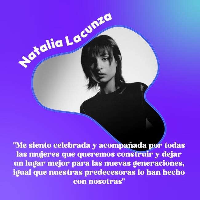 Natalia Lacunza por el 8M