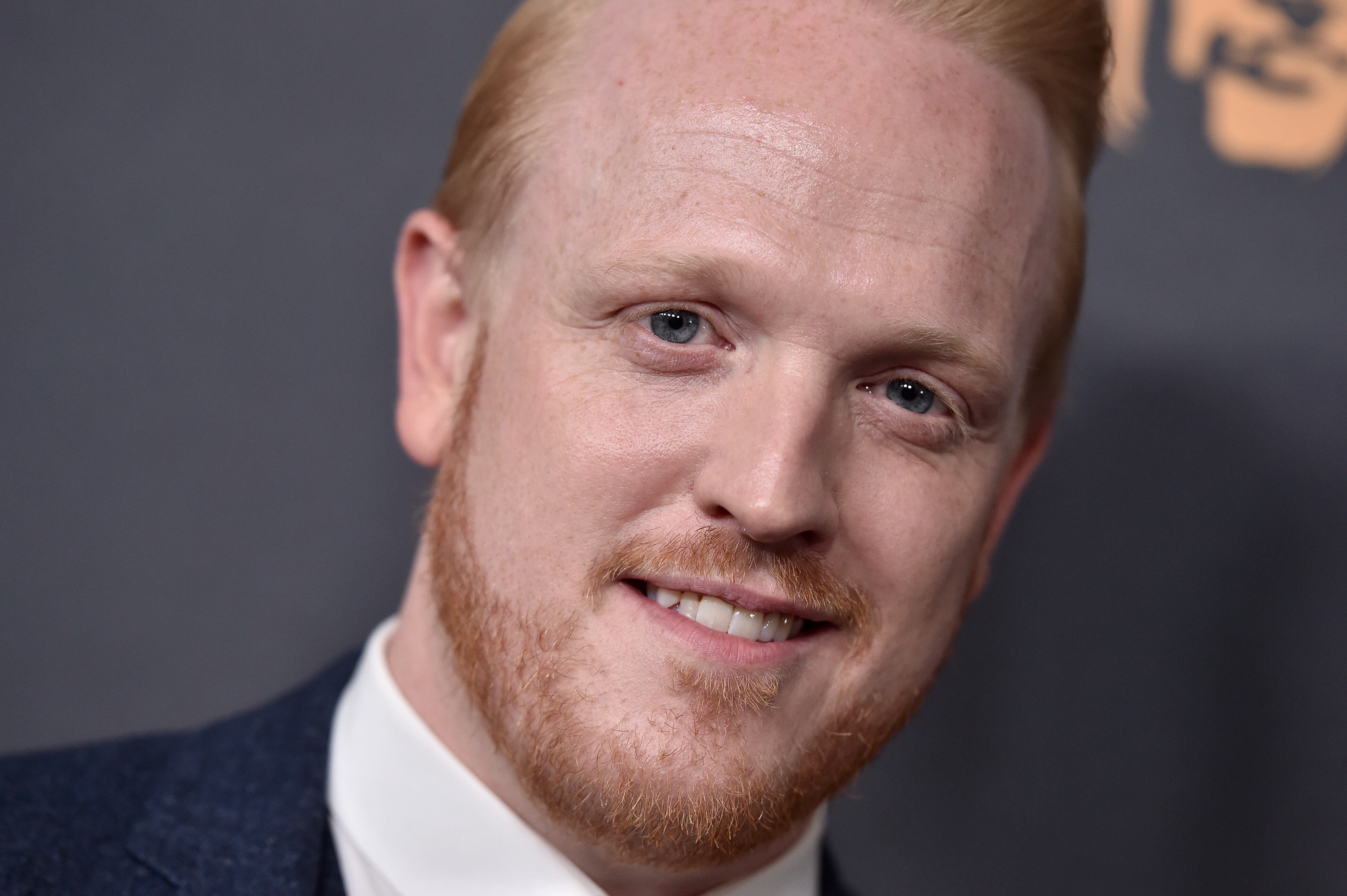 Owain Rhys Davies, en los premios de la Academia Británica en 2016