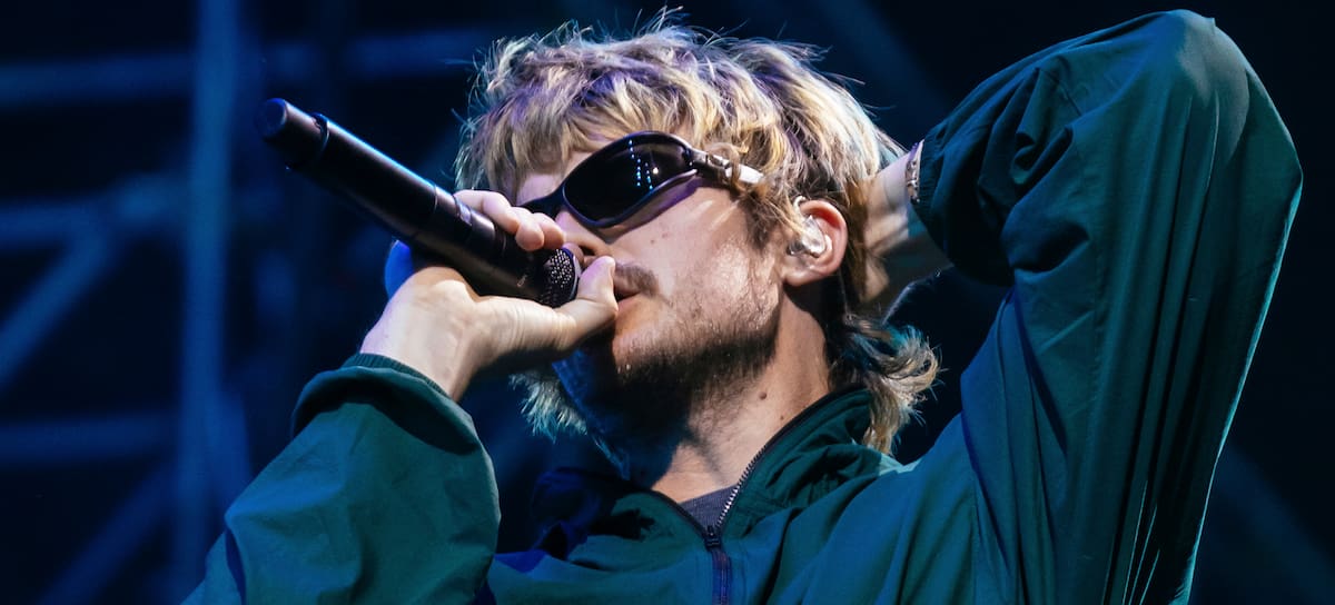 Joe Keery (Djo), en concierto en México el pasado 29 de marzo.