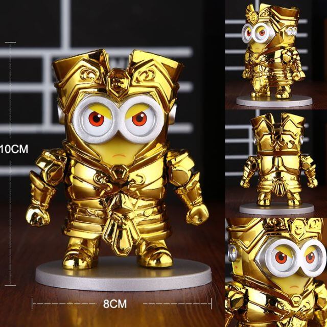 Los Minions estilo "Caballeros del Zodíaco"