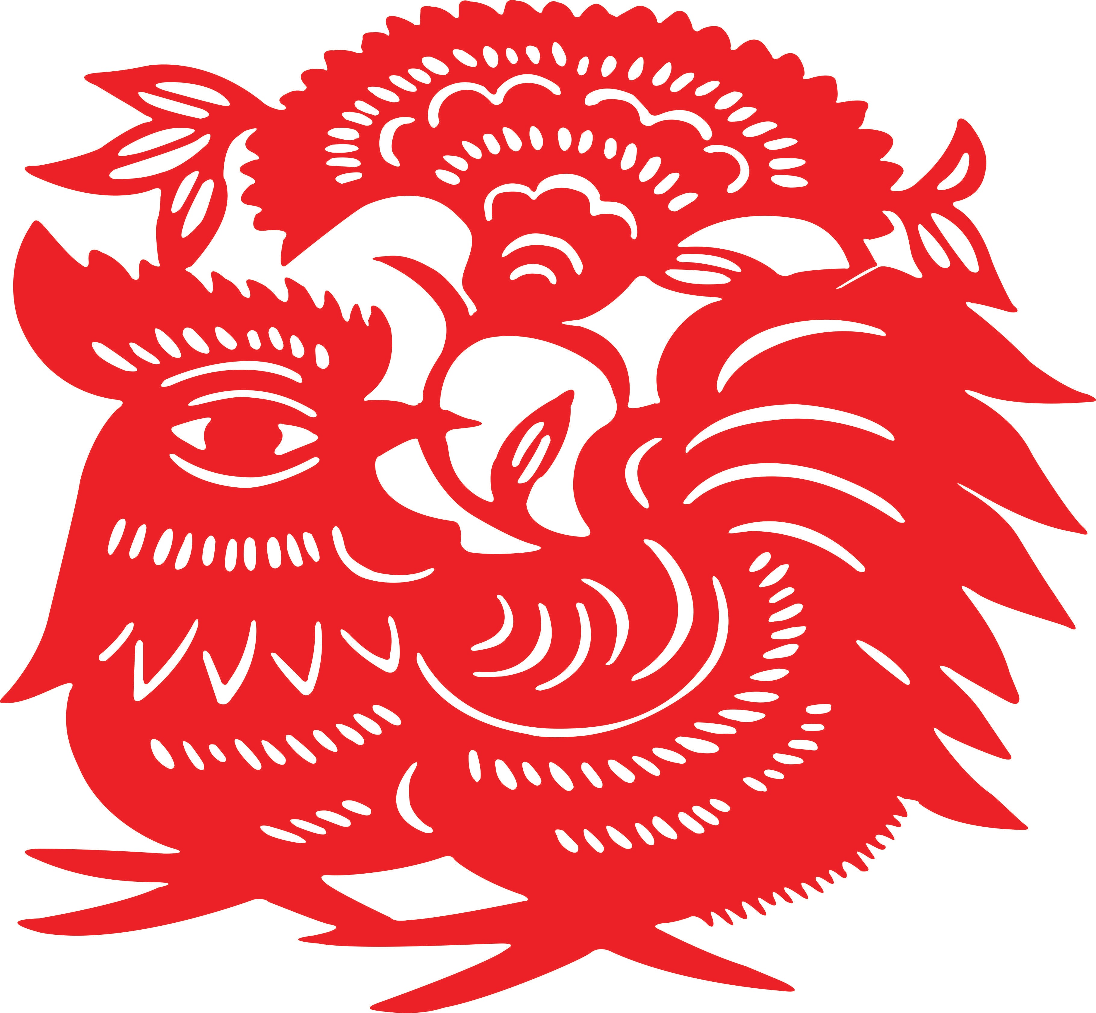 El gallo, uno de los signos del zodiaco chino.