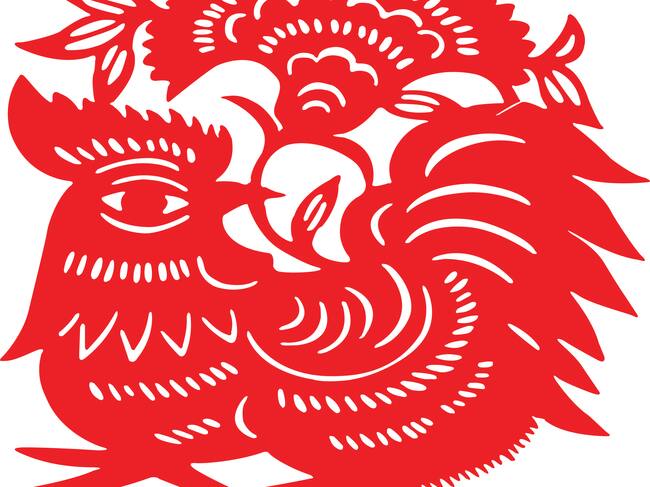 El gallo, uno de los signos del zodiaco chino.