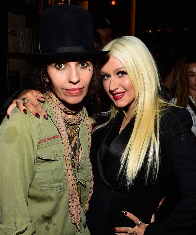Linda Perry y Christina Aguilera
