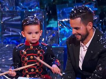 Hugo Molina, el niño del tambor que ganó ‘Got Talent’, les ha dado un buen susto a sus padres